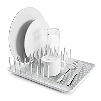 OXO Good Grips Compact Dish Rack, Biscuit, 13-3/4