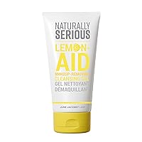 Naturally Serious | Lemon-Aid Makeup-Removing Cleansing Gel, Vitamin C Cleanser, Makeup-Removing Cleanser, Gel Cleanser For Oily Skin, Vegan Skincare, Cruelty-Free Skincare