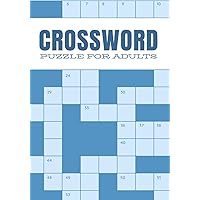 CROSSWORD Puzzle for Adults: 90 Crosswords | Puzzle Book | Brain Games | Teens, Adults, Seniors | Gift idea