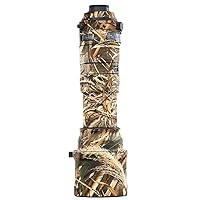 LensCoat Camouflage Neoprene Camera Lens Cover Protection Sigma 150-600mm F/5-6.3 DG OS HSM Sports, Realtree Max5 (lcs150600sm5)