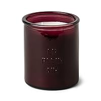 Firefly Candle Co. En Plein Air Scented Candles with Soy Wax Blend and Reusable Glass Jar for Home Fragrance and Aromatherapy Ideal for Gifting - 10 Ounce, Tobacco Oud, Eggplant Purple
