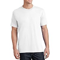 Mens 100% Cotton T-Shirt for Men Short Sleeves Men's t-Shirt Crew T-Shirt Crewneck Tee