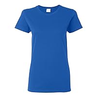 Heavy Cotton 5.3 oz. Missy Fit T-Shirt (G500L) Royal Blue, 2XL
