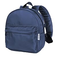 Lightweight Toddler Kids Backpack with Chest Strap For Boys and Girls, Preschool Kindergarten 3-6 Years Old 30 Colors (Navy)