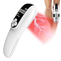 Cold Laser Therapy Device, 2-in-1 Laser Therapy Device for Pain Relief, Near Infrared Light Therapy, Laser Therapy Machine for Knee, Shoulder, Back, Muscle & Joint Pain Relief(4 * 808nm+12 * 650nm)