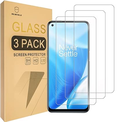 Mr.Shield [3-Pack] Designed For OnePlus Nord N200 5G [Tempered Glass] [Japan Glass with 9H Hardness] Screen Protector with Lifetime Replacement