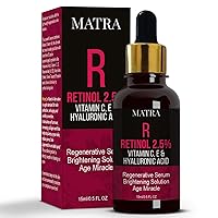Retinol Serum 2.5%, Vitamin C, E & Hyaluronic Acid Face Serum - Anti Wrinkle/Anti-Aging Serum with Niacinamide (Vit. B3), Aloe Vera & Green Tea – Best Retinol Serum