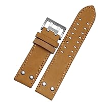 Genuine Leather Watchband For HAMILTON H760250 H77616533 Wristband Brand Watch Straps 20mm 22mm With Button Clasp