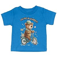 Cute and Cuddly Baby Jersey T-Shirt - Kawaii Baby T-Shirt - Themed T-Shirt for Babies
