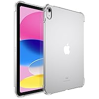 ORIbox for iPad 10th Generation Case Clear (10.9 inch,2022), Slim, Lightweight, Shockproof Corners, Transparent Soft TPU Back Cover, Ideal for iPad (10th Generation), Clear