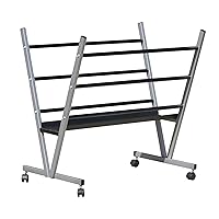 Creative Mark Art Expo Metal Art Professional Print Rack, Holds Posters, Prints, Canvas Art for Shows & Storage, Mobile with Rolling Casters Size 22