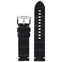 Tissot T852046775 22mm Lug Black Leather Strap