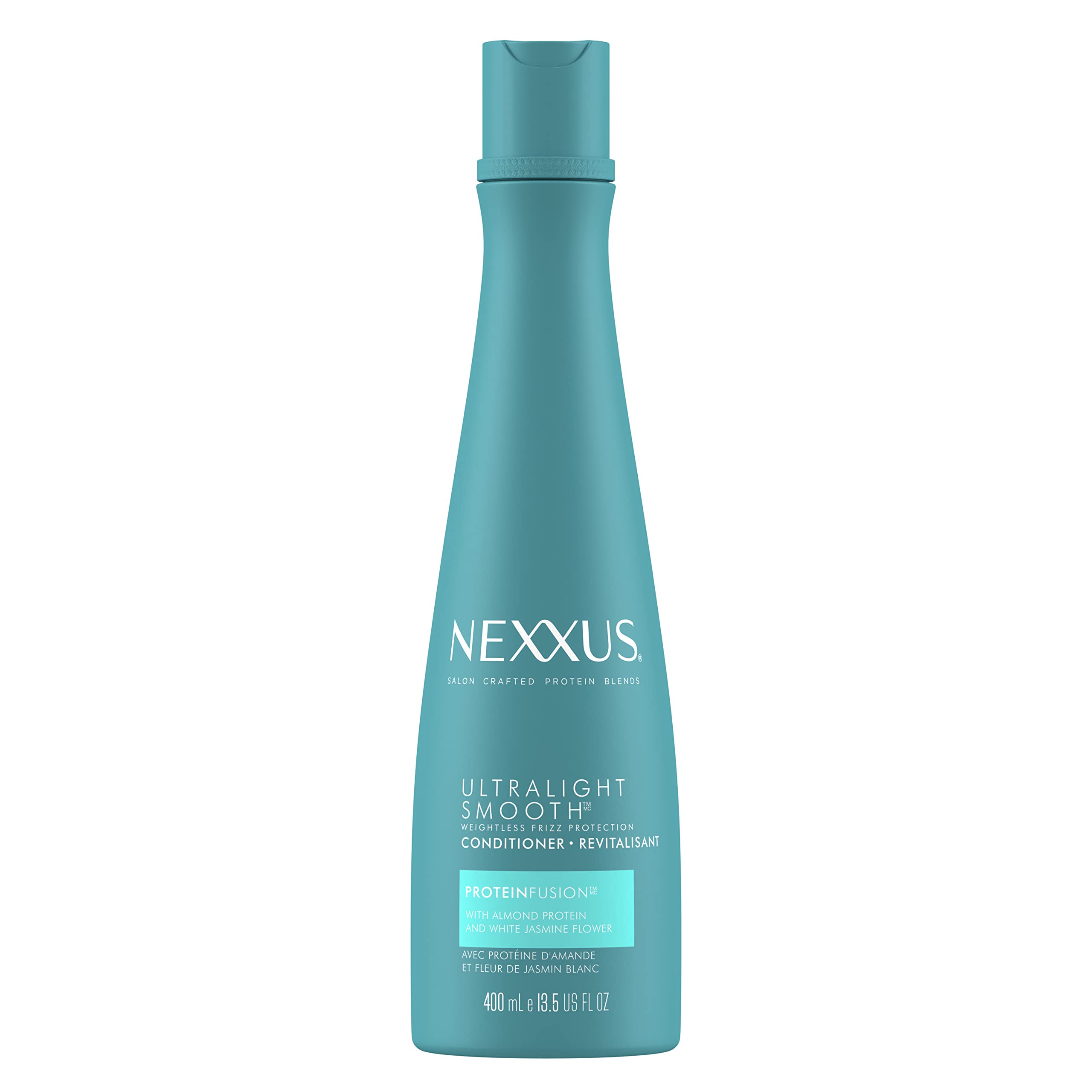 Nexxus Ultralight Smooth Conditioner for Dry and Frizzy Hair Weightless Smooth Hair Treatment to Block Out Frizz Against Humidity 13.5 oz
