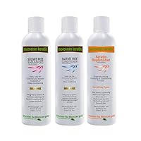 TRIPLE CARE KIT KERATIN REPLENISHER, SULFATE FREE SHAMPOO & CONDITIONER Important To maintain keratin treatments for longer period and great looking hair.