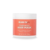 Overnight Hair Mask, Hydrates & Replenishes Hair with Intense Moisture & Shine, Promotes Visually Soft, Smooth, & Silky Tresses After Just One Use, 12 Oz.