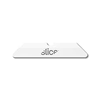 Slice - 10400 Box Cutter, 3 Position Manual Button with Ceramic Blade &  10408 Replacement Blade, Ceramic, Finger Friendly, Pointed Tip for  Intricate