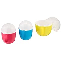 Microwave Egg Cooker Set, BPA-Free, 2 Small and 1 Large