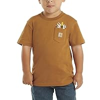 Carhartt Kid's CA6509 Short-Sleeve Tool Pocket T-Shirt - Boys