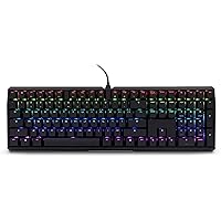 Cherry MX Board 3.0 S Wired Gamer Mechanical Keyboard with Aluminum Housing - MX Red Switches (Slight Clicky) for Gaming and Office - Customizable RGB Backlighting - Full Size - Black