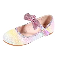Cat Slippers for Girls Size 1 Children Shoes Fashion Flat Princess Shoes Bowknot Pearl Children Soft Sole Kid Slider