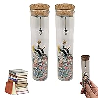 2024 New Test Tube Perspective Drawing, Test Tube Diorama, Test Tube Micro Scene Fandicraft Ornaments, Fun Sci-fi Books to Decorate Test Tubes, Wonderful Gifts for Loved Ones (2PCS)