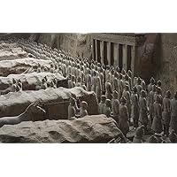 Jigsaw Puzzles for Adults 1000 Piece Terracotta Warriors Jigsaw Puzzle for Adults and Kids and Young Adults Jigsaw Puzzle Large Wooden Puzzle