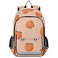 ALAZA Peach Fruit Casual Backpack Travel Daypack Bookbag