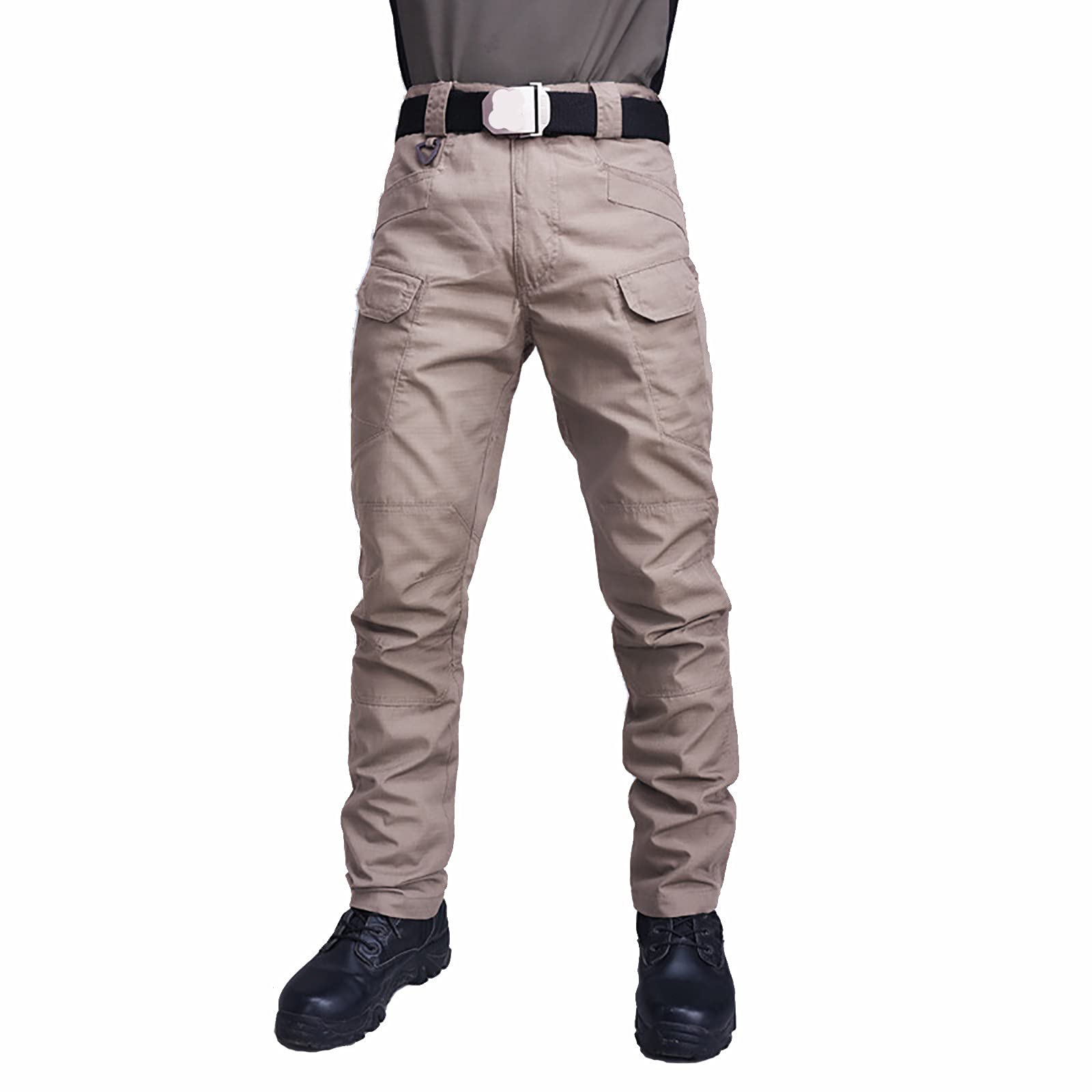 Mens Fashion Cargo Pants With Reflective Design Active Durable Slightly  Stretch Multi Pockets Tactical Pants For Outdoor | Shop The Latest Trends |  Temu