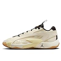 Jordan Luka 2 Men's Basketball Shoes (DX8733-100, Coconut Milk/Fossil/Lemon Drop/Black) Size 9.5