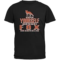 Always Be Yourself Fox Black Youth T-Shirt