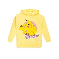 Pokemon Girls Hoodie | Pikachu Hoodie | Girls Yellow Hoodie | Ages 5 To 12 Years