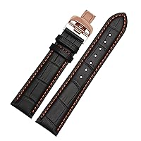 Genuine leather watchband for Mido Multifort M005 Series M005930 wristband 23mm withstainless steel butterfly buckle