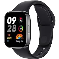 Xiaomi Redmi Watch 3, 1.75 Inch AMOLED Display, 121 Fitness Modes, SPO₂ Measurement & 24-Hour Heart Rate Monitoring, Bluetooth Calls, GPS Multi System, 5 ATM, Up to 12 Days Battery Life, Black
