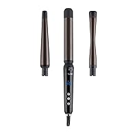 CHI Lava Interchangeable Hairstyling Wand, Versatile Hair Wand for Creating A Variety of Styles, Lower Temperature