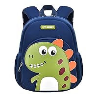 Toddler Backpack with Leash Preschool Toddler Dinosaur Backpack for Kids Boys Girls,Dinosaur (Blue Green)