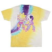 Five Nights at Freddy's Men's Sun and Moon Tie-Dyed Graphic Print Adult T-Shirt