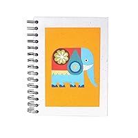 MR. ELLIE POOH Elephant Dung Paper Handmade Elephant Paper Collage Notebook Journal Sketchbook
