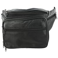 Genuine Leather Fanny Pack Cellphone Holder Organizer By Silver Fever