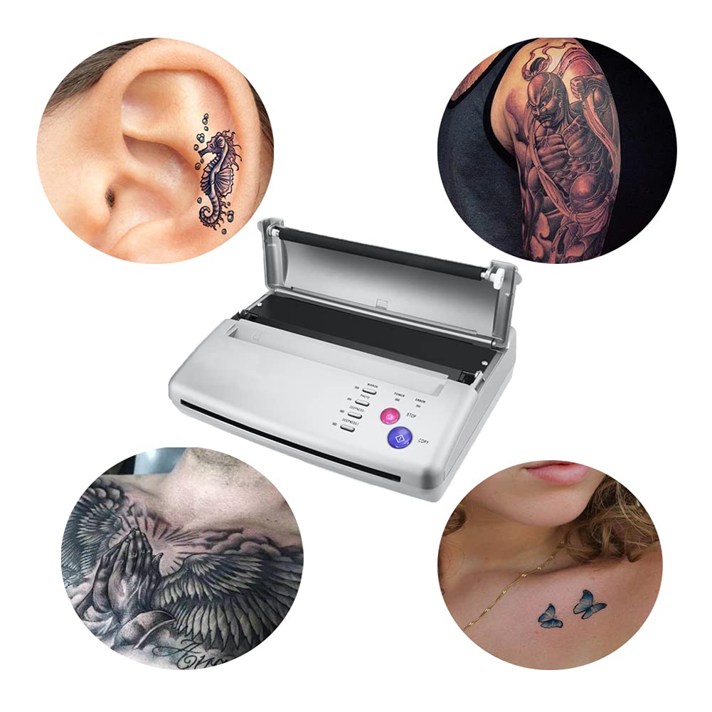 Mua Tattoo Transfer Stencil Machine Tattoo Stencil printer Thermal Copier  Printer Tattoo Kit (Silver) trên Amazon Mỹ chính hãng 2023 | Giaonhan247