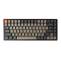 Keychron K2 Wireless Bluetooth Mechanical Keyboard with Double Shot PBT keycaps, 84 Keys RGB LED Backlit N-Key Rollover, Blue Switch Aluminum Frame for Mac and Windows Version 2