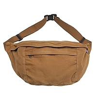 Fanny Pack Harajuku Grunge Shoulder Bag Large Retro Aesthetic Boho Canvas Crossbody Bag Waist Chest Bag Women Girls Y2k