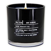 Lulu Candles | Warm Tobacco Pipe | Luxury Scented Soy Jar Candle | Hand Poured in The USA | Highly Scented Long Lasting (9 Oz.)