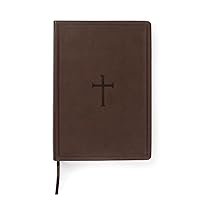 CSB Super Giant Print Reference Bible, Brown LeatherTouch, Value Edition, Red Letter, Presentation Page, Cross-References, Full-Color Maps, Easy-to-Read Bible Serif Type