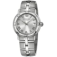 Copy of edox les vauberts Womens Analogue Quartz Watch with Stainless-Steel Bracelet 9541-ST, silver