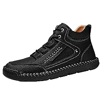 Mens Casual Shoes Fashion Sneakers Breathable Comfort Walking Shoes Lace Up Sports Shoes for Men High Top Shoes Fashion Casual Shoes for Walking Casual Mens Shoes Size 12