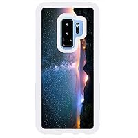 Phone Case for Galaxy S9 Plus Waterproof, Pattern, Animals, Designed for Samsung Galaxy S 9 Plus, White, Night Sky