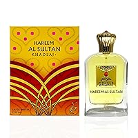 KHADLAJ Gold Perfume Spray EDP for Women, 2.5 Oz