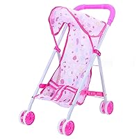 Baby Doll Sculper Strollers, 9.8x15.8x17.7 inches Play Play Baby Stroller Toy Corridor with Solid Steel Stroller for Dolls 1