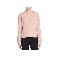 Elan Women's Long Sleeve Sweater with Cuff, Blush, Medium