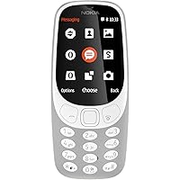 Nokia 3310 Single SIM mobile phone - German goods (2.4 inch color display, 2MP camera, Bluetooth, radio, MP3 player) gray